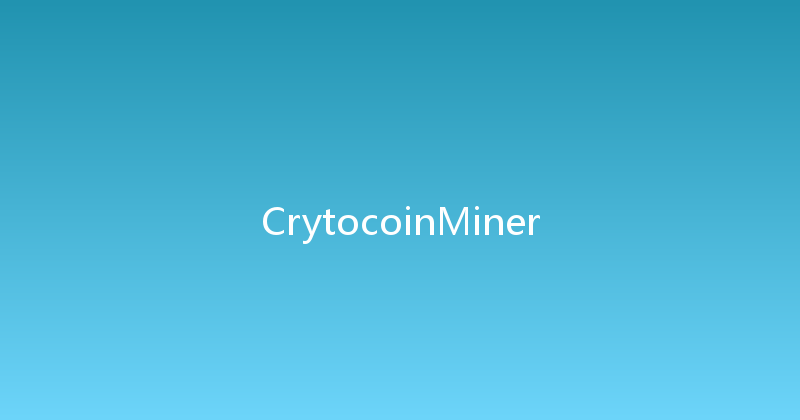CrytocoinMiner 