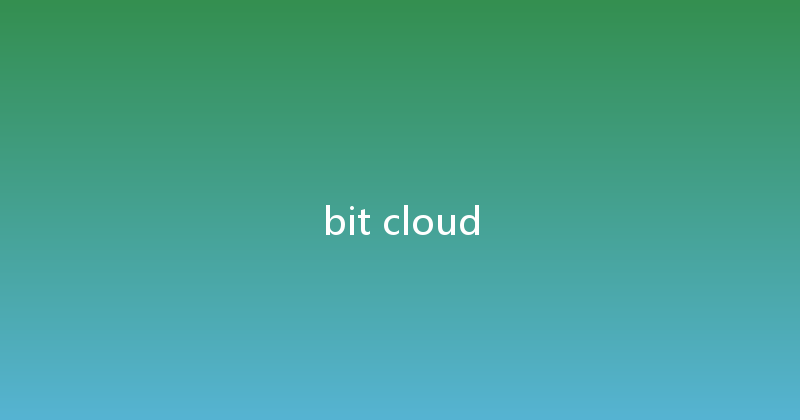 bit cloud 