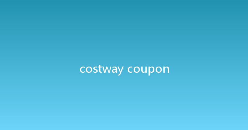costway coupon 