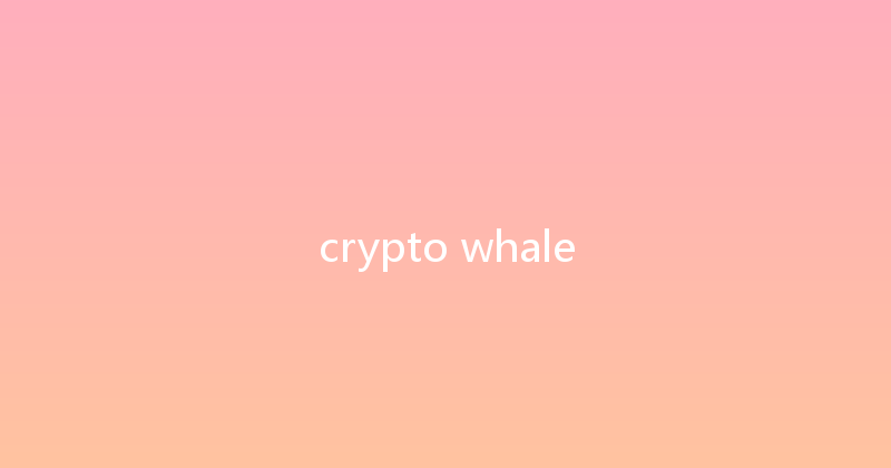 crypto whale 