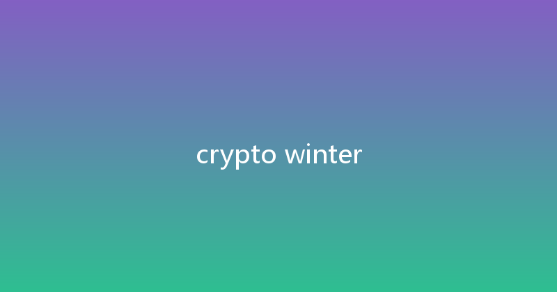 crypto winter 