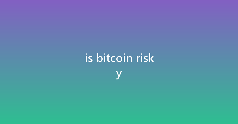 is bitcoin risky 