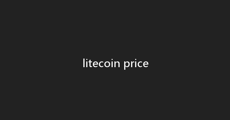 litecoin price 