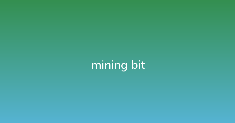 mining bit 